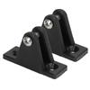 2 STÜCKE Marine Bootsdeck Scharnierhalterung Nylon Bimini Top Beschlag Hardware Marine Markisen Hardware Zubehör