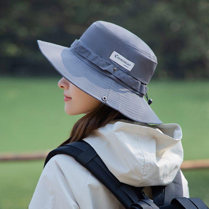 Chapeau Bob Cordon de Serrage Extérieur Protection Solaire Imperméable Sports Séchage Rapide Alpinisme Été Chapeau de Soleil