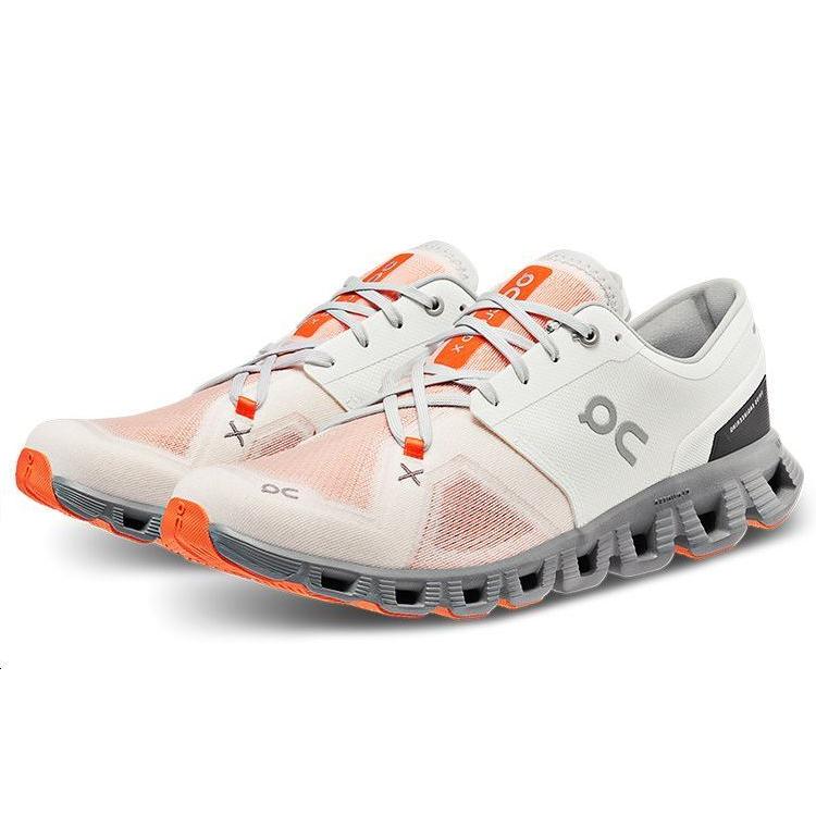 New On Running Cloud X 3 Ivory Alloy 60.98254
