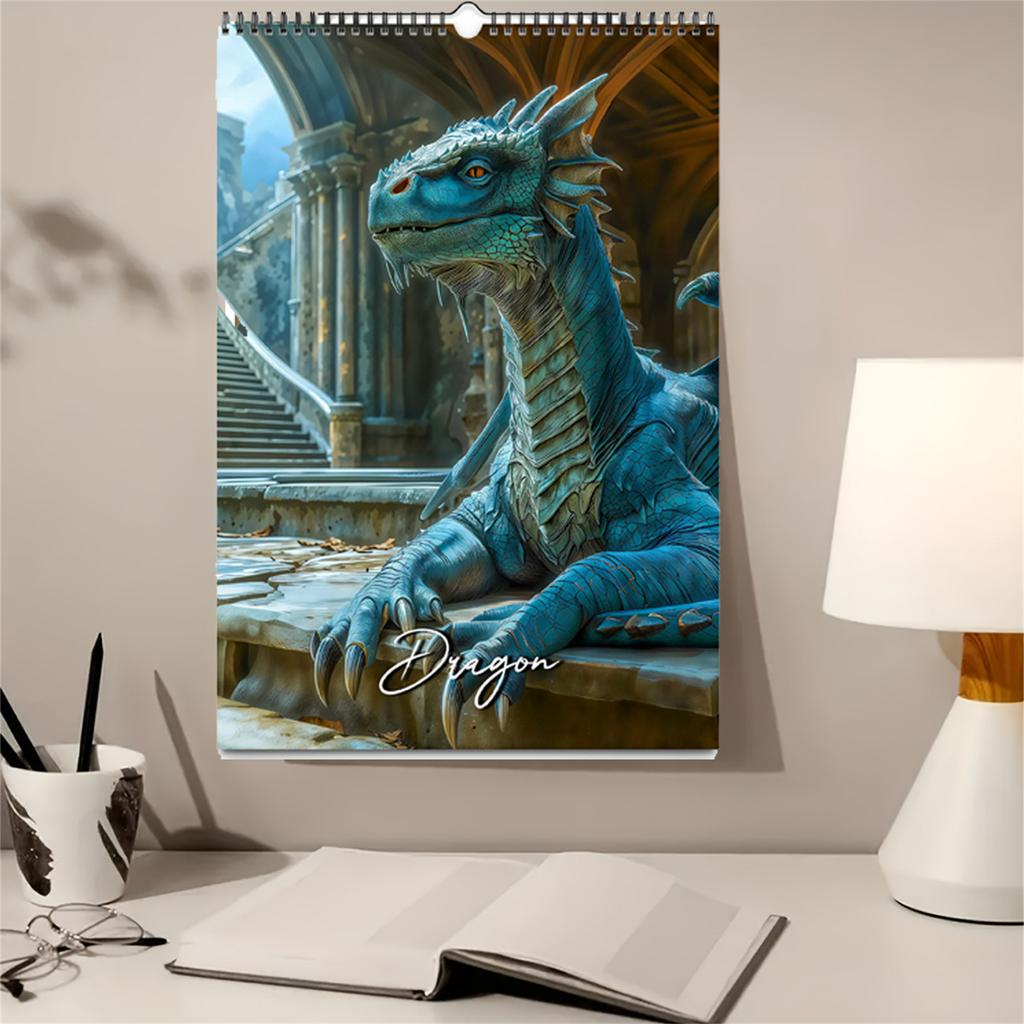 Dračí nástěnný kalendář – Ilustrace se svátky