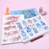 A4/A5 Double-Sided Release Paper Book for Loose-Leaf Journaling with Washi Tape Storage