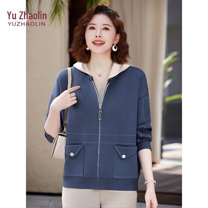 YUZHAOLIN Women's Elegant Spring Autumn Knit Jacket
