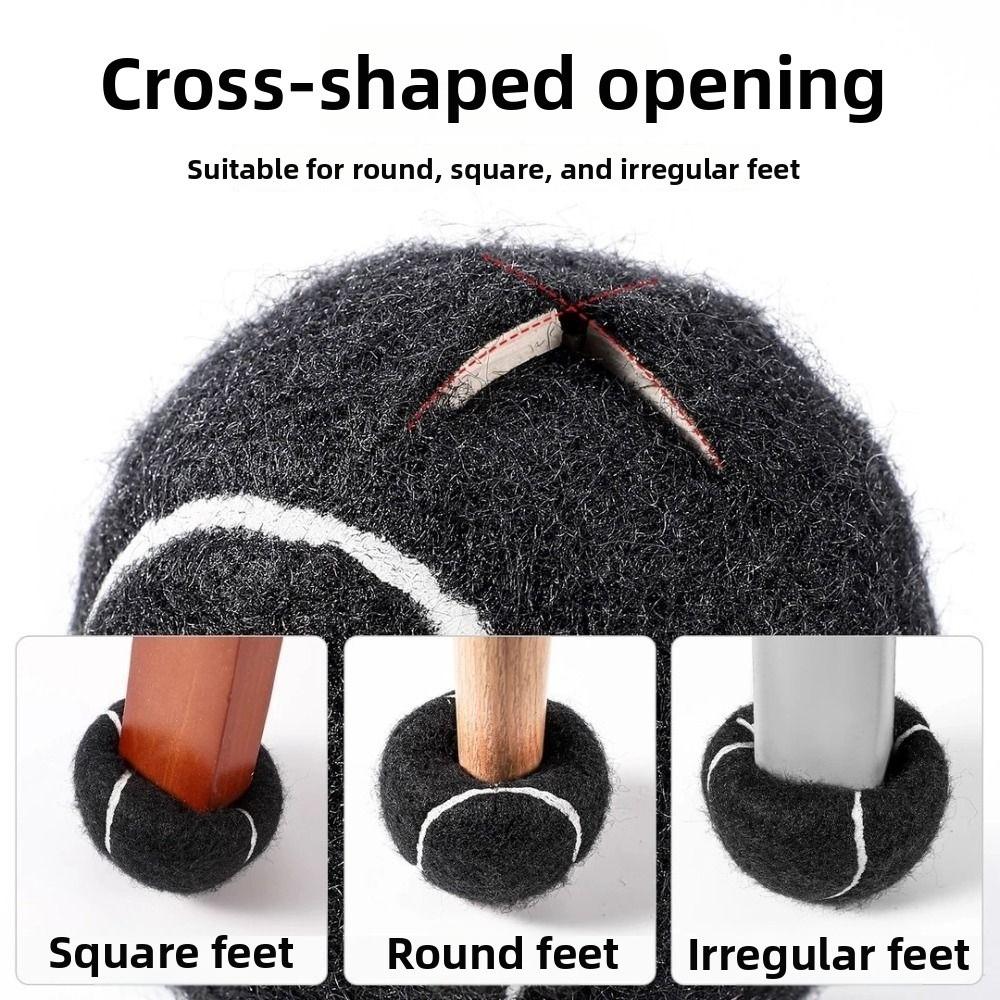 4Pcs Anti-noise Chair Table Leg Covers Wear Resistant Floor Protective Pad  Floor Protection