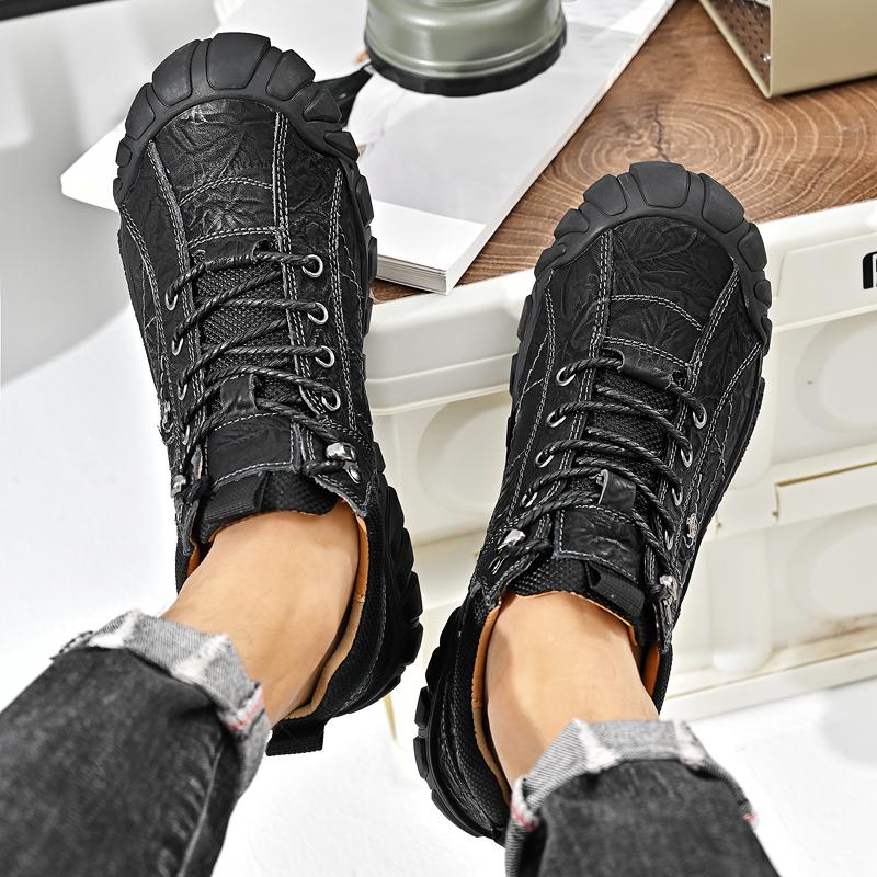 Mode Echtes Leder Herrenschuhe Schnürschuhe Luxusmarke Freizeitschuhe Herren Sneaker Italienisch Atmungsaktiv Tenis Sport Skateboard Schuhe