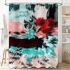 Abstract Colorful Shower Curtain Unique Modern Design for Bathroom Decorations