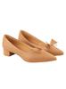 Shoetopia Women's Pointed Toe Ballet Flats | Elegant Slip-On Dress Sandal with Bow Detail | Comfortable Office, Party & Casual Footwear