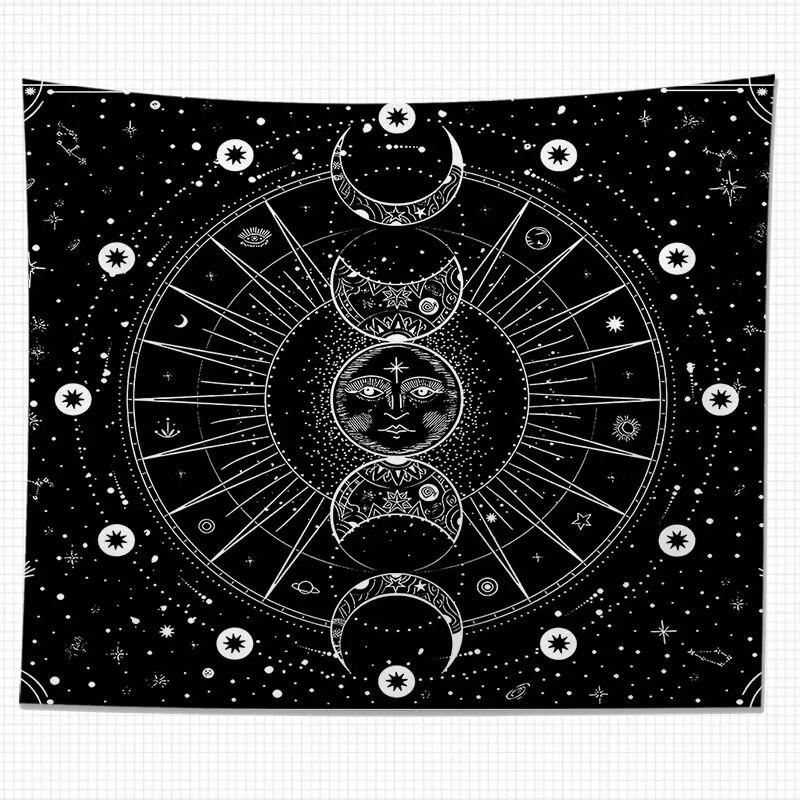 

Гобелен Бог Солнца Искусство Тотем Украшения Дома Гостиная Висячий Фон Ткань 100x75cm