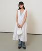 General Idea Loose Fit Sleeveless Floral Dress [White] / Gf2Lop517