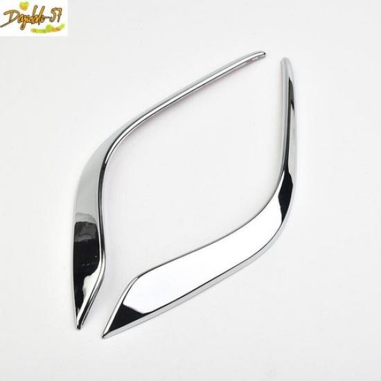 Chrome Front Fog Light Lamp Cover/Trim Strip For Mazda 6 Atenza Gj 2014-2016 New