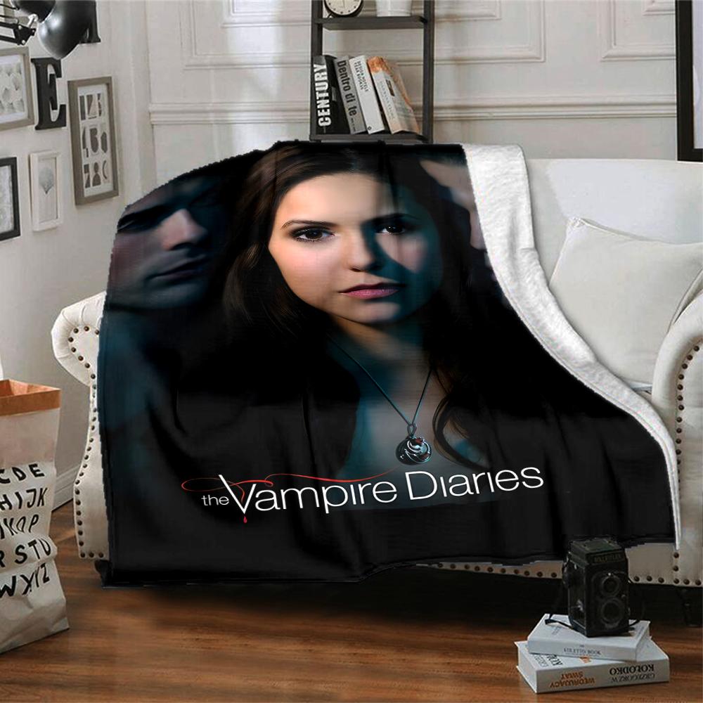 1pc The Vampire Diaries3 Blanket, Gift, for Men and Women, Soft Blanket, Good for Sofa Bed Couch Travel, Lightweight Flannel Blanket