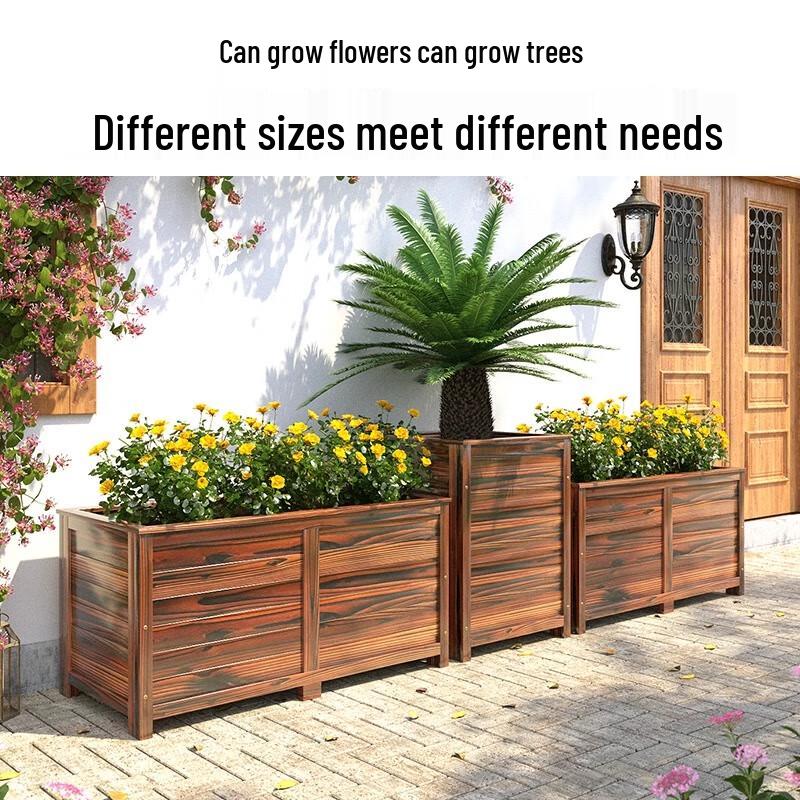 Maididuo Outdoor Preservative Wood Planter Box
