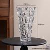 Large Size Luxury Crystal Glass Vase Creative Flower Arrangement European Sle Home Living Room Decoration Bottle