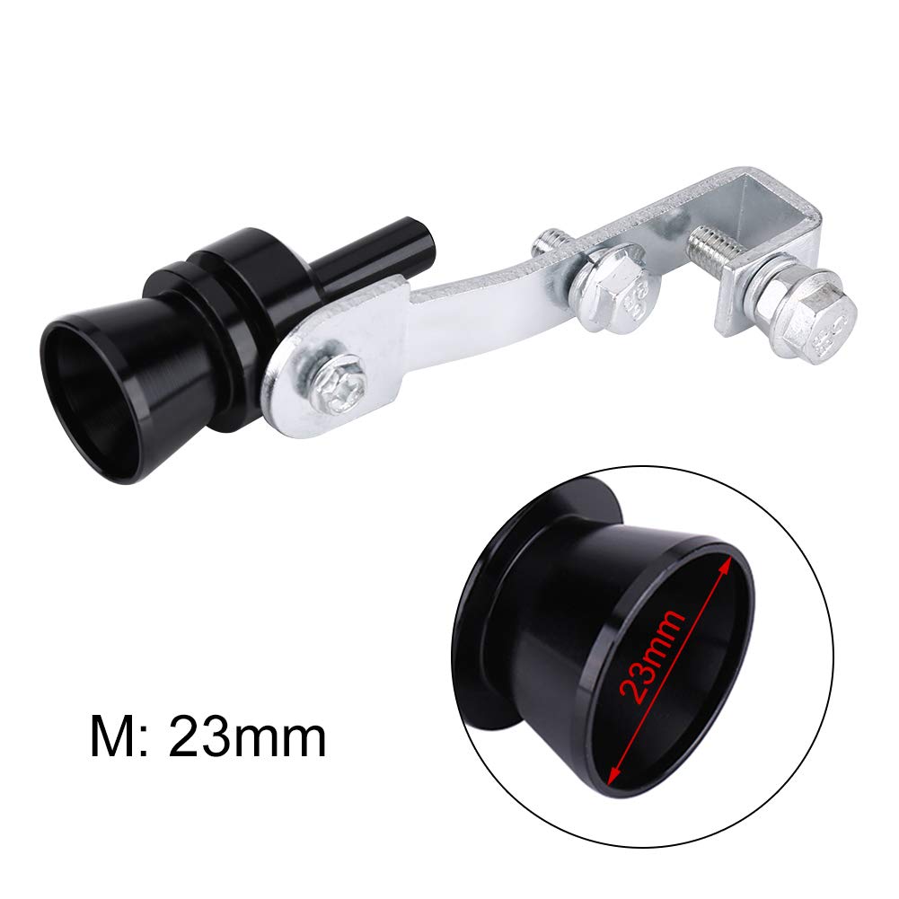 Car Turbo Sound Exhaust Muffler Whistle, Exhaust Whistle Muffler, Aluminum Alloy Material, 0.9 inch