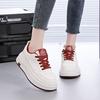 Spring New Student Versatile Bread Shoes Women's Fashion Little White Board Shoes Thick Sole Heightening Shoes