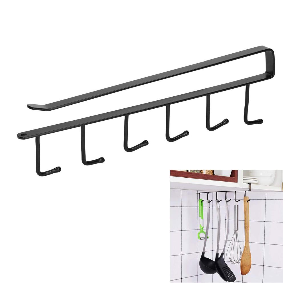 Uchwyt na kubki do kawy 6 haczyków Elegancki Wygodny Praktyczny Stabilny Przenośny Stojak kuchenny do domu