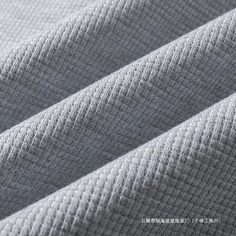 Herren Sweatshirt mit Farbblock und Raglanärmeln - Waffelstrick Pullover mit Rundhalsausschnitt und Kontrast-Paspelierung