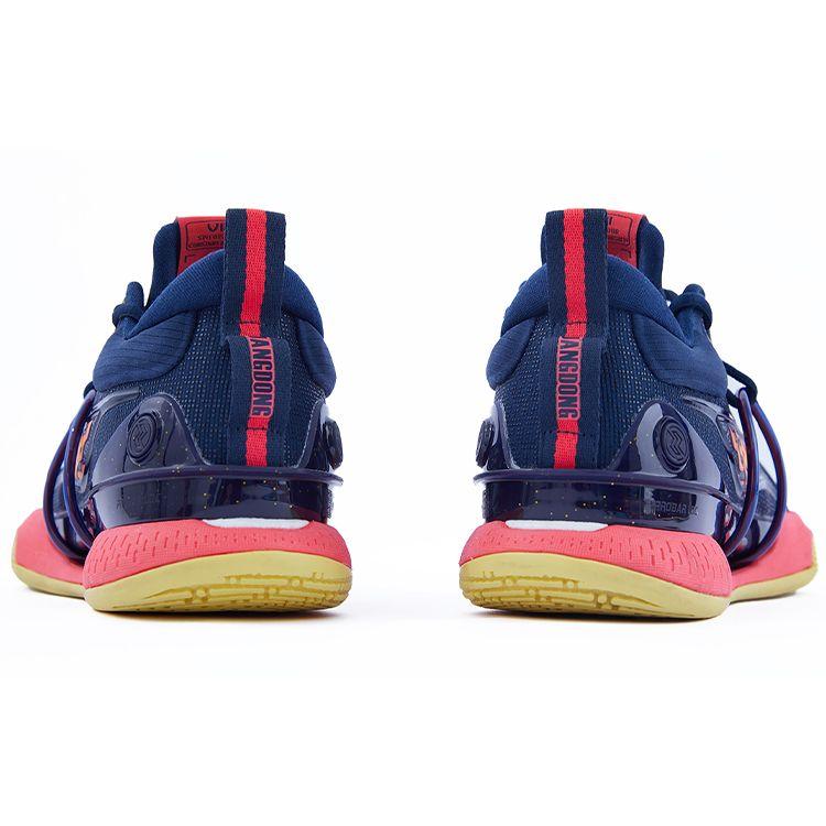 Li Ning Flash 8 Premium Shock Absorption Anti-Slip Mid-Top Basketball Shoes Men Basketball Shoes Deep-Blue ABAR071-7