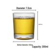 HANDUNYOU H008 Tassen aus gehärtetem Glas (12er-Pack)