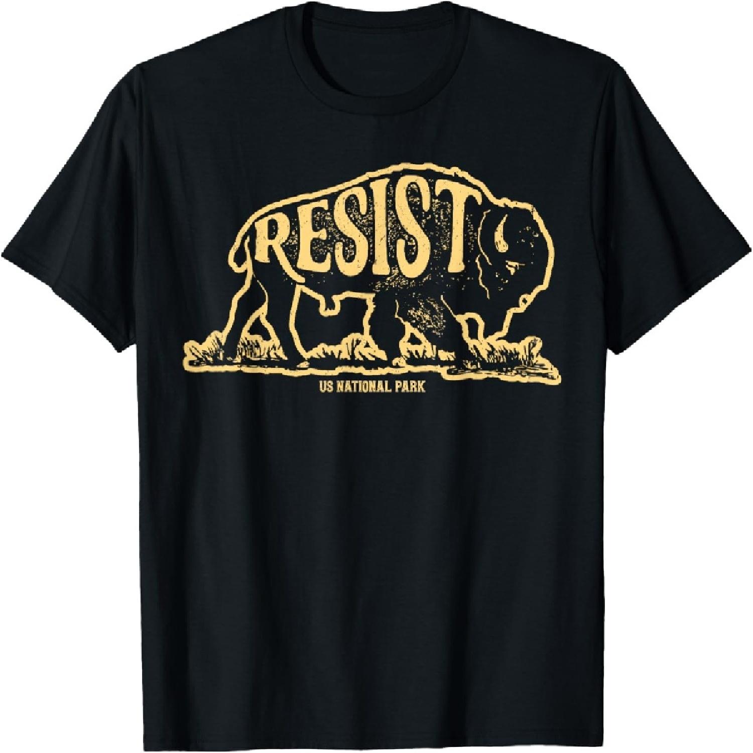 ALT Национальный парк США Сервис Бизон Буффало Винтажная Футболка S