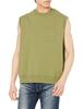 Champion 9oz Loose Fit Oversized Sweat Made In Size L Men's Fleece-Lined Vest, USA, C5-V001, Olive,