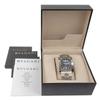 BVLGARI Assioma Watches AA48S Silver blackDial Stainless Steel Mechanical Automatic Analog display mens Used