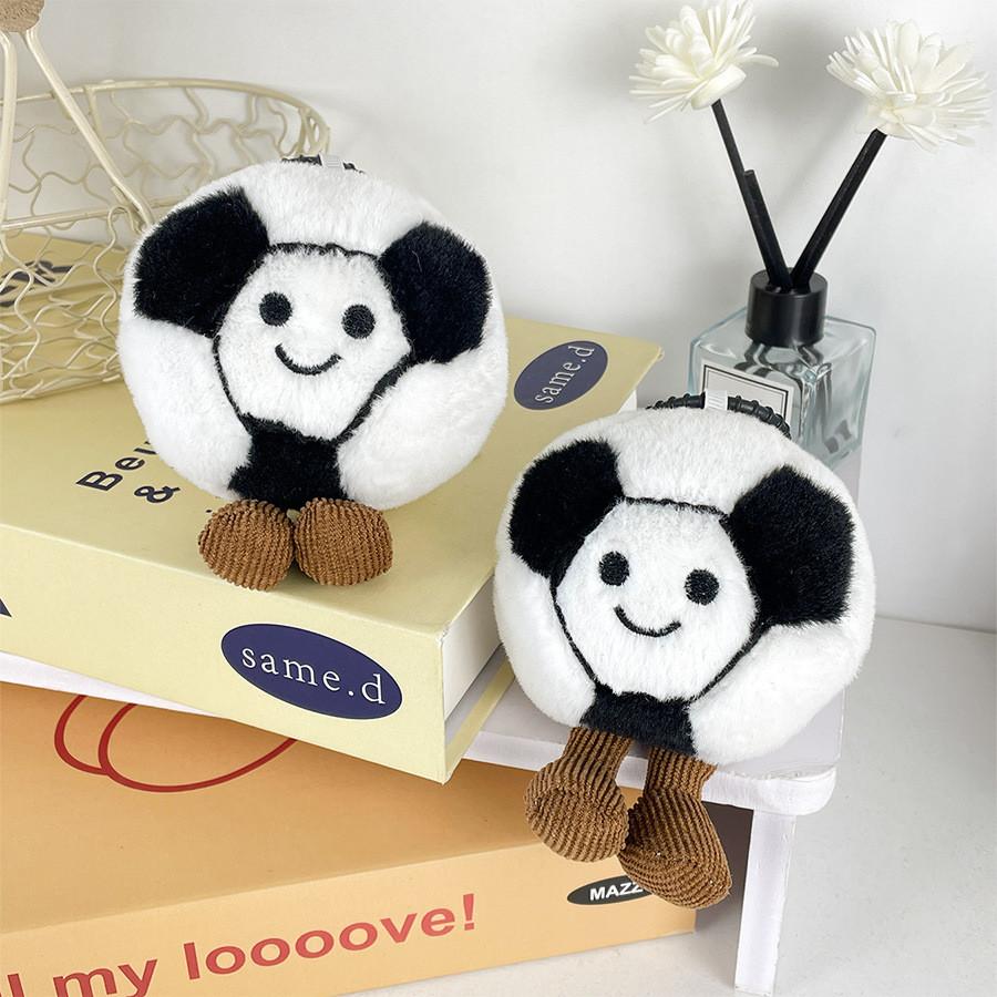 Soft Cute Football Plush Doll Keychain Perfect For Bag Decoration And Gifts 12cm Tall