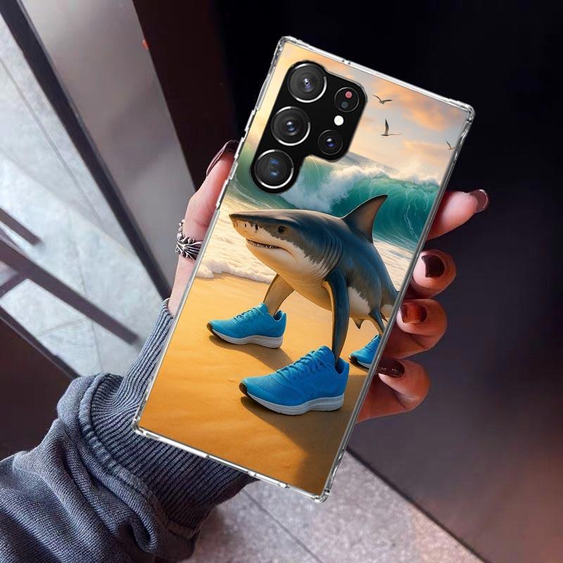 Italian Brainrot Animals Phone Case For Samsung Galaxy S26 S25 Edge S24 S23 Ultra S22 Plus S21 S20 FE Soft TPU Back Cover Funda