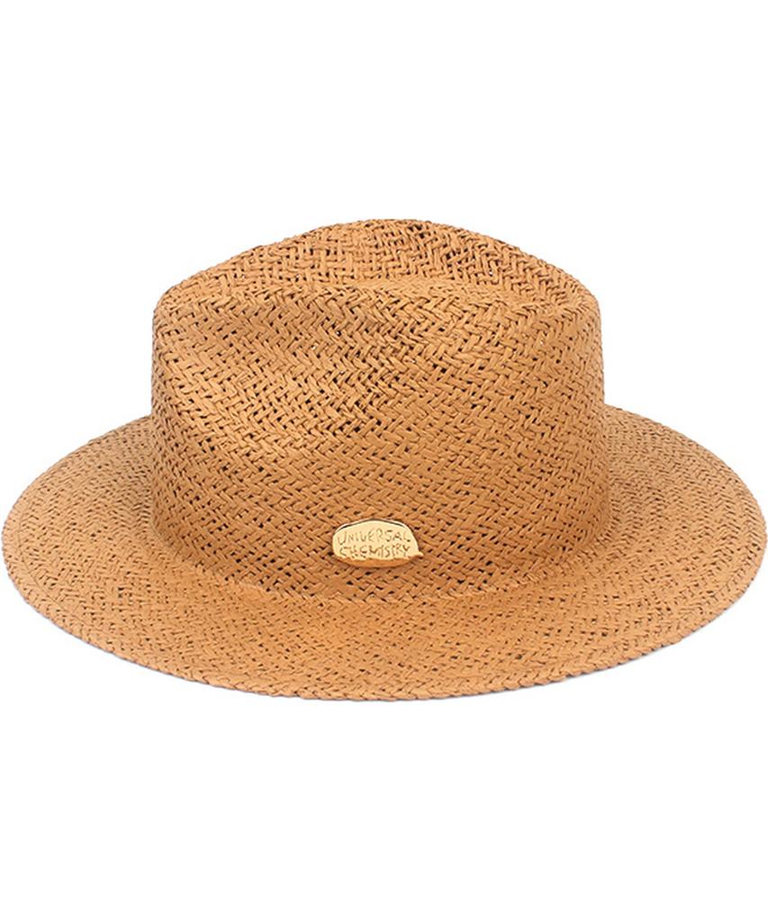 Yunibeosyeolkemiseuteuli Summer Simple Brown Fedora - Big Size Summer Fedora
