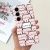 For Samsung S24 Ultra S24 Plus Case For Samsung Galaxy S24 A24+ Phone Cover Cute Cat Moon Night Cow Soft Silicone Case Coque Bag