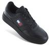 Tommy Hilfiger Retro Basket Essential - Herren Sneakers Schuhe Leder Schwarz EM0EM01395-BDS ORIGINAL