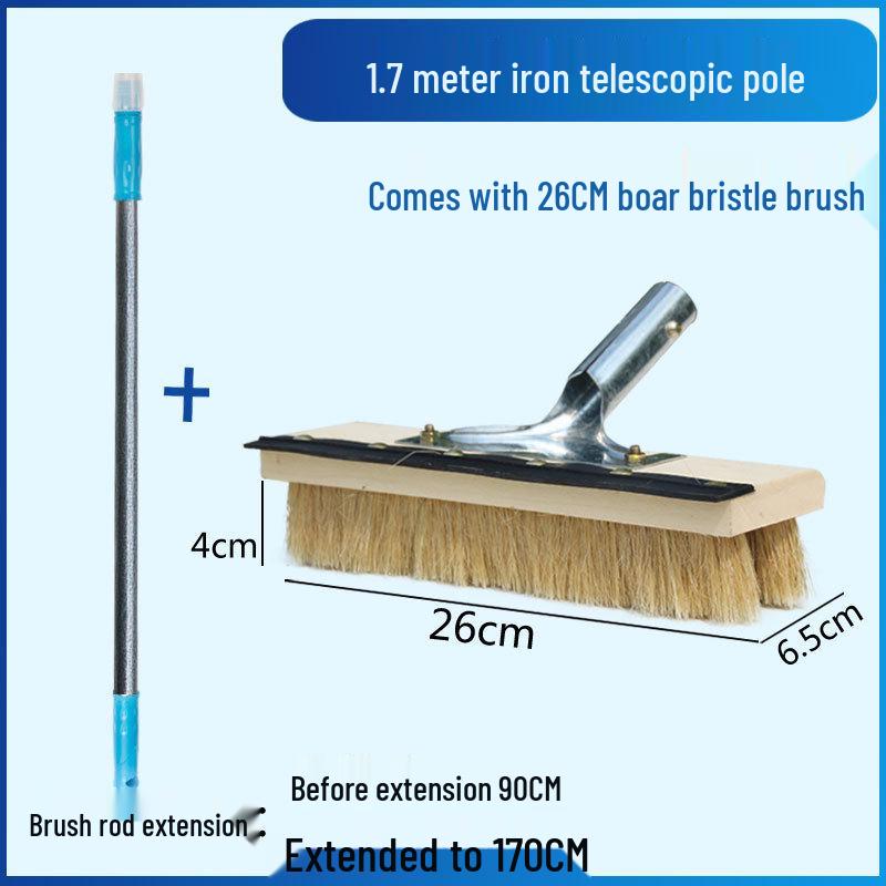 Truck & Bus Cleaning Boar Bristle Brush and Snow Mop