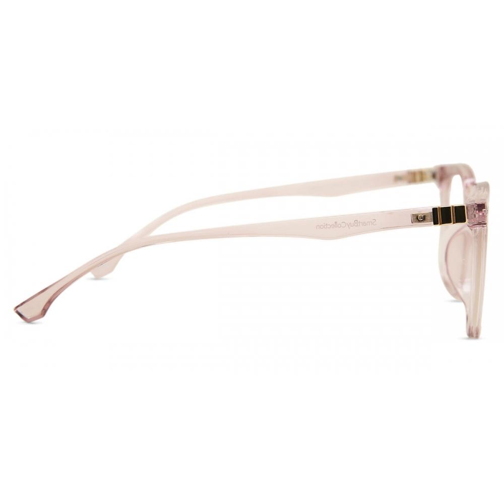 Full Rim Square Transparent Pink Smartbuy Collection Cyd 228224 C9 Fashion Unisex Eyeglasses