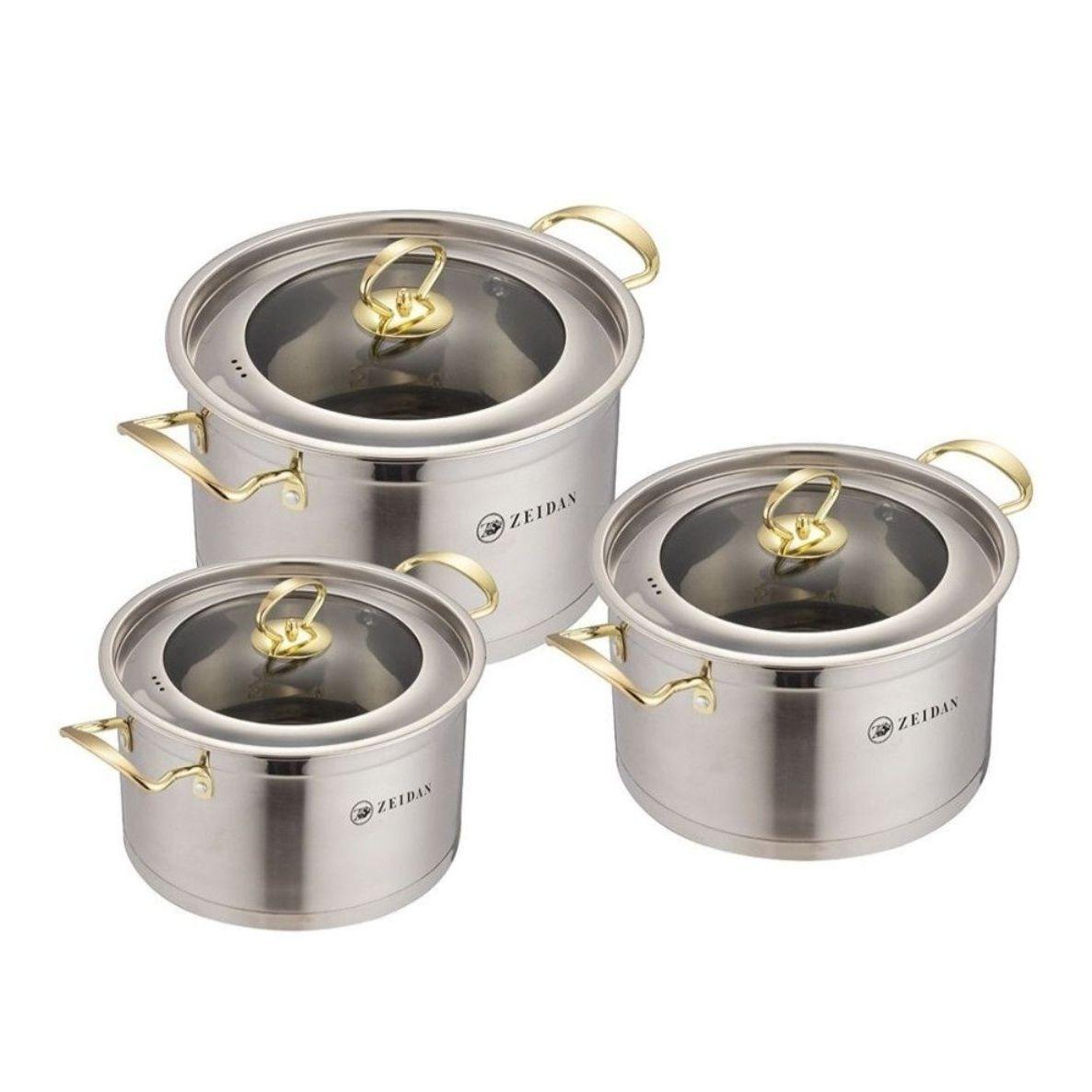 

Набор кастрюль Zeidan Z-50652 Золотой