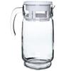 Jug for Drinks, Water, Juice, Lemonade, Glass with Lid, Large, 2L