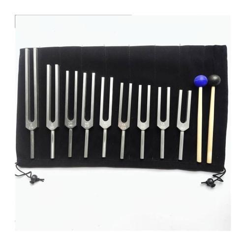 Tuning Fork. 174Hz-963Hz Chakra Tuning Fork Sound Healing Tool for Yoga, Diapason, Music Therapy, Aluminum Alloy Tuning Fork Vibration Instrument. Ons