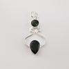 Green Tourmaline Gemstone 925 Sterling Silver Handcrafted Pendant 1.60" Gift For Her PP-13-32
