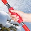 Zwei-in-Eins Tragbarer Eiskratzer & Schneeschaufel mit Langem Griff zur Winterlichen Schneeräumung