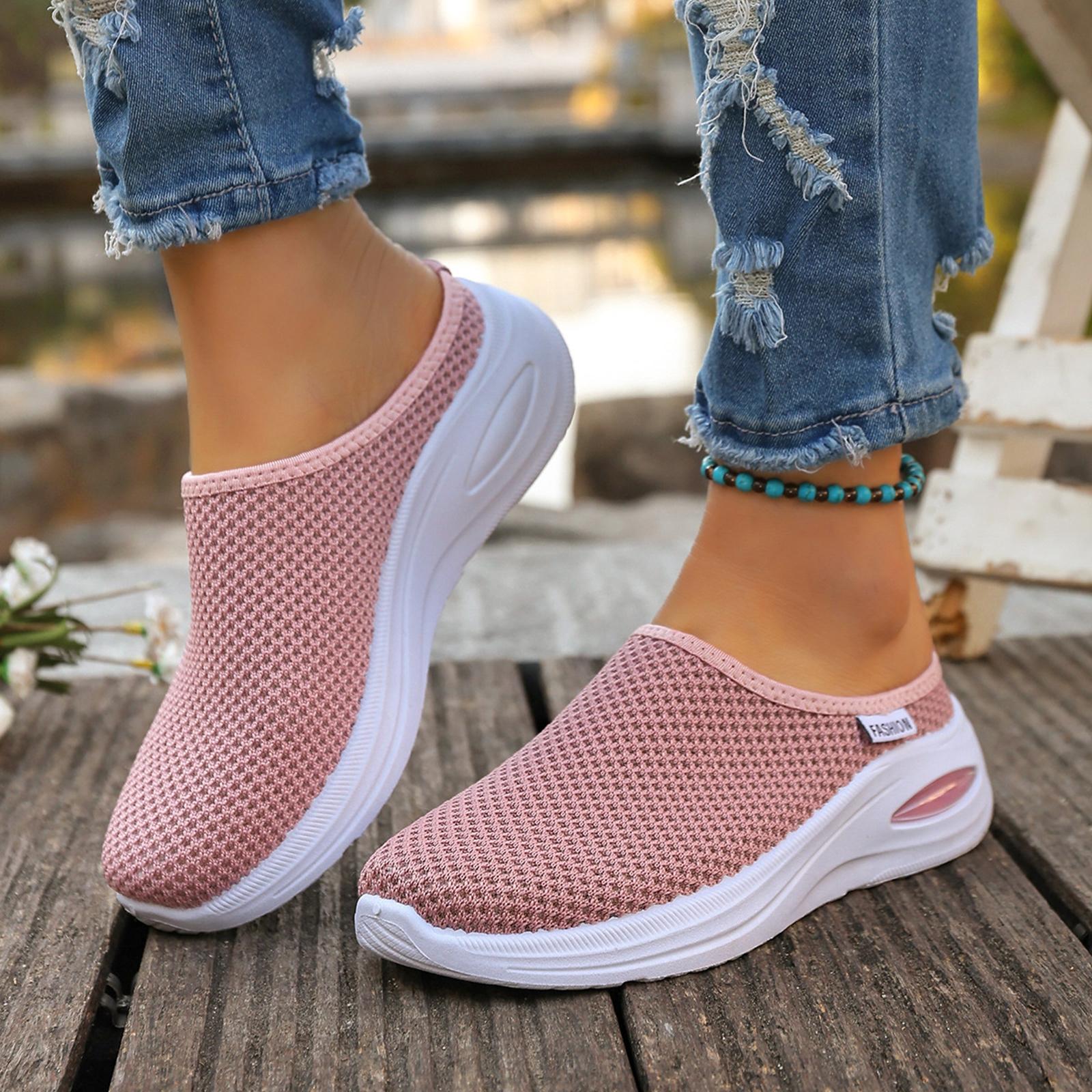 

Women s Sports Shoes Hollow Sandals Mesh Casual Shoes Women s Shoes Comfortable Outdoor Sports Shoes Running Shoes 41 рожевий