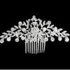 Elegant Rhinestone Inlaid Women Hairpin Wedding Banquet Bridal Comb Headdress