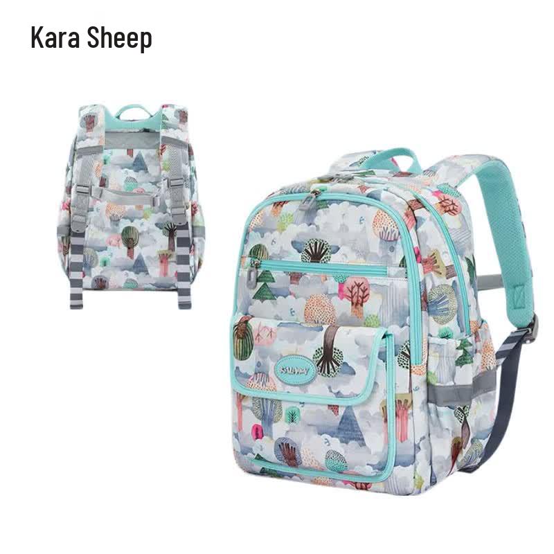 KALA·Y Green Wilderness Fairy Tale Lightweight School Backpack