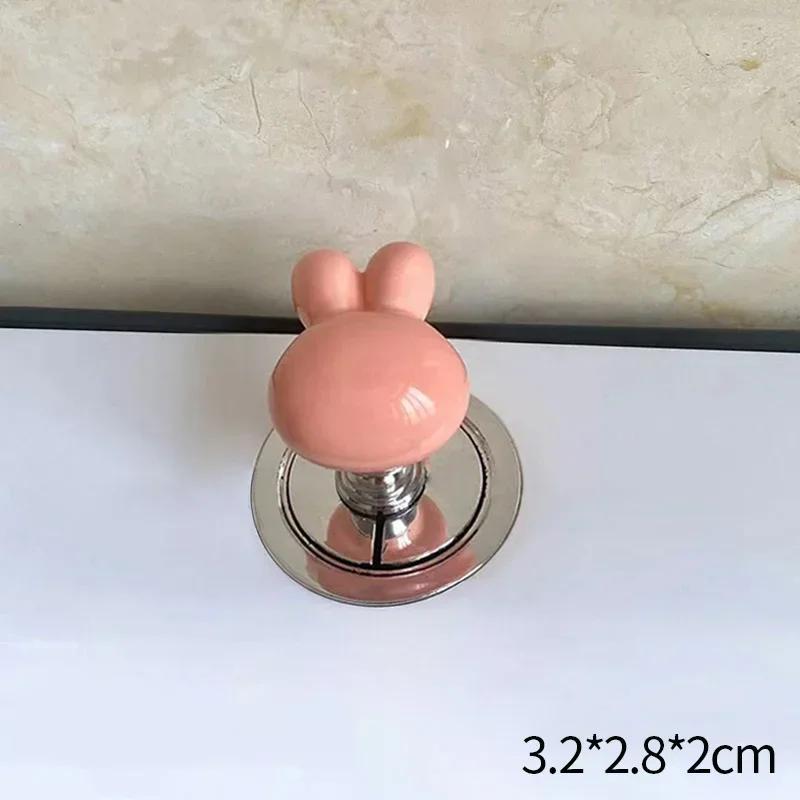 Toilet Handle Toilet Press Button Heart Shaped Press Tank Push Switch Toilet Bathing Room Decoration Water Press Flush Button