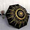 1pc Celestial Sun Design Automatic Umbrella - 8-Rib Foldable Design, Outdoor Adventures, and Family Celebrations Yy250829060