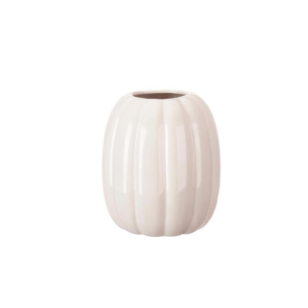 Vaso Fioriera a Zucca per Decorazione di Halloween e Ringraziamento, Fioriera a Zucca per Uso Interno ed Esterno