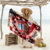 Bayern Munich Soccer Art Customize Text Beach Towel Soft Durable Quick-Dry Ideal for Travel Outdoor Swim Pool Yoga Surf Camping Hiking Gym Gift Holida
