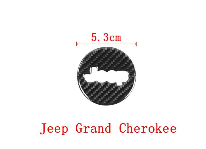 Steering Wheel Center Decoration Stickers for Jeep Wrangler JK JL 2007-2020 Jeep Grand Cherokee 2011-2020 Interior Accessories