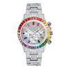 Fashionable Gypsophila Full Diamond British Men's Watch