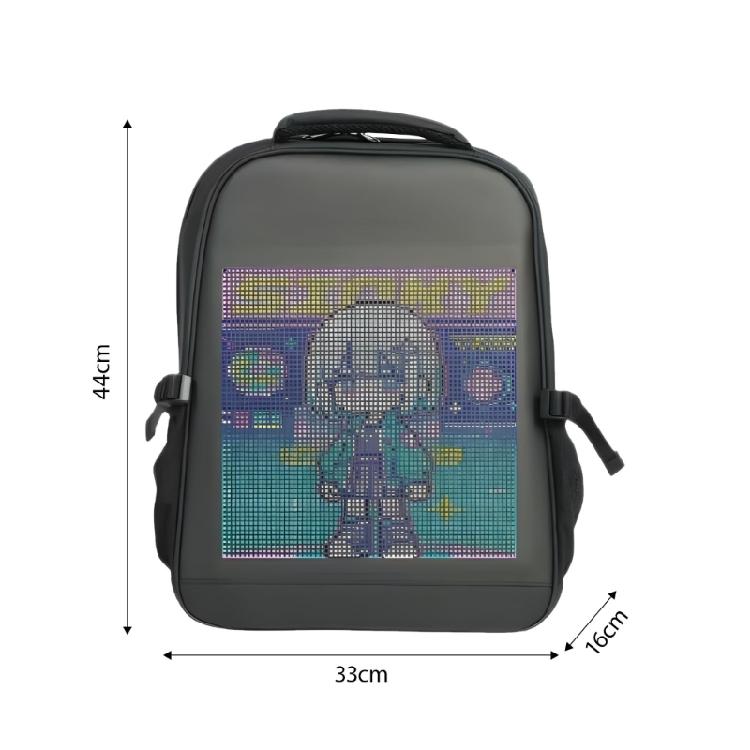 Led Backpacks Multifunctional Laptop Backpacks Motorcycle Backpacks with Led Display Fashion DIY Backpacks for Daily