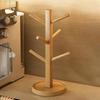 Mug Holder Cup Rack With 6-Hook Coffee Mug Tree For Counter For Wedding Living Room Cafe Restaurant Hotel Party