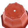 1 Pezzo Vaso da Fiori Esagonale in Plastica con Sottovaso Non si Deforma Facilmente Speciale per Bonsai Piante Verdi Decorazione Classica per Giardino Interno