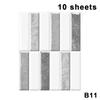 5/10Pcs Non Fading Wall Tile Stickers Peel and Stick Waterproof Oil Proof Heat Resistant for Dining Area Wall Decoration